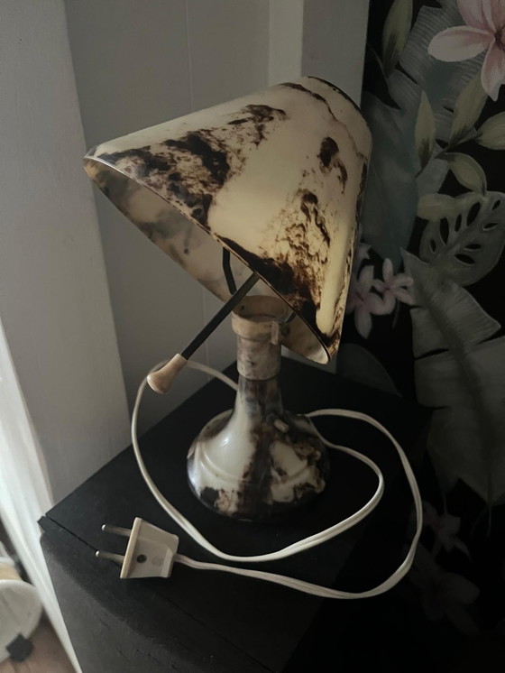 Image 1 of Beautiful Bakelite table lamp. Art Deco England