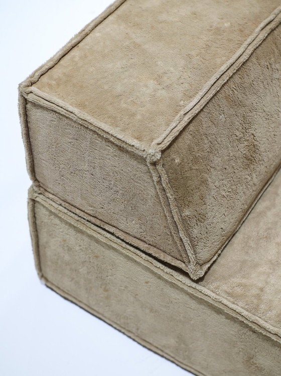 XXL Cor Trio Modulaire Sofa Landscape Bank Beige Geel 1973 – Modulaire banken, Textile (photo 19 of 21)