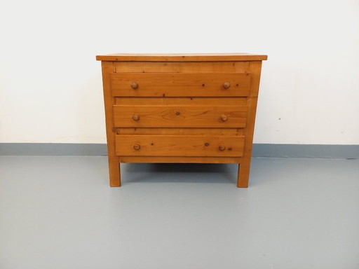 Commode vintage en pin des années 70 80