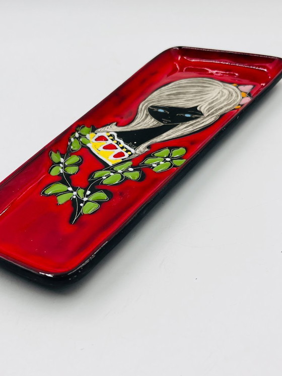 Image 1 of Schmuckschale aus San Marino, signiert von Rita