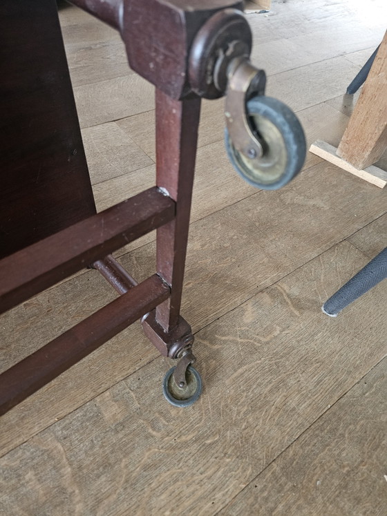Image 1 of Unique Art Deco tea trolley from furniture factory 't Woonhuys Amsterdam, ca. 1920