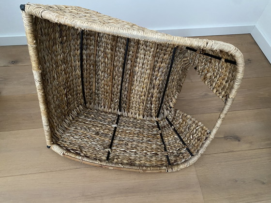 Image 1 of Poltrona a dondolo vintage Ikea PS Gullholmen in vimini – di Maria Vinka