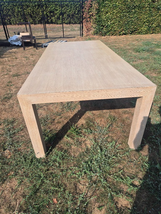 Grote Italiaanse Designtafel – Poliform, eettafels, Iron, Wood (photo 2 of 7)