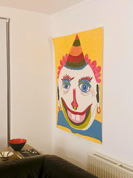 Image 1 of Frederick James Brown 'Mikie' 1990, grande serigrafia firmata