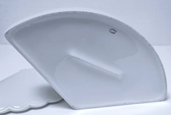 Image 1 of Scatola a forma di ventaglio, porcellana di Limoges