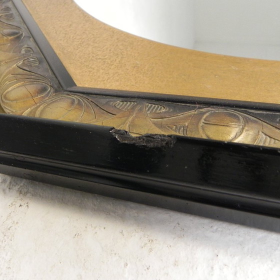 Image 1 of 8-hoekige Art Nouveau spiegel, jaren 20