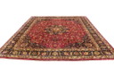 Original Perserteppich Keschan,Kashan Rot 331 x 286 cm Top Zustand Klassik Alt