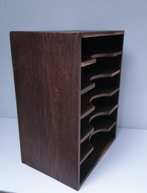 Image 1 of comodino vintage in legno patinato