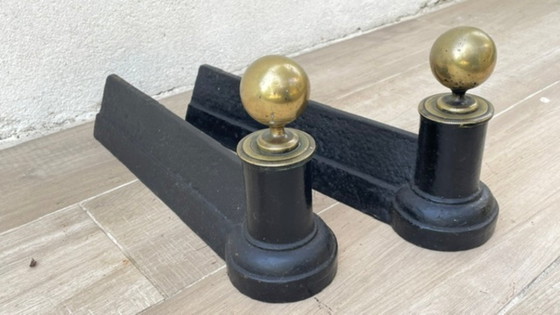 Alari Neoclassici GHISA e OTTONE – Oggetti decorativi, Brass, Cast Iron (photo 2 of 27)