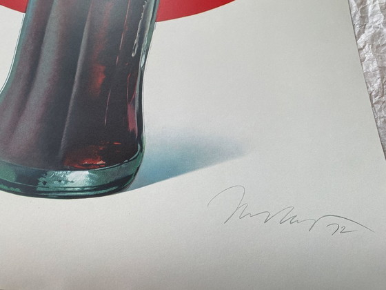 Image 1 of Affiche emblématique Pop Art de Mel Ramos - Lola Cola - format A0 (84.1 x 118.9 cm)