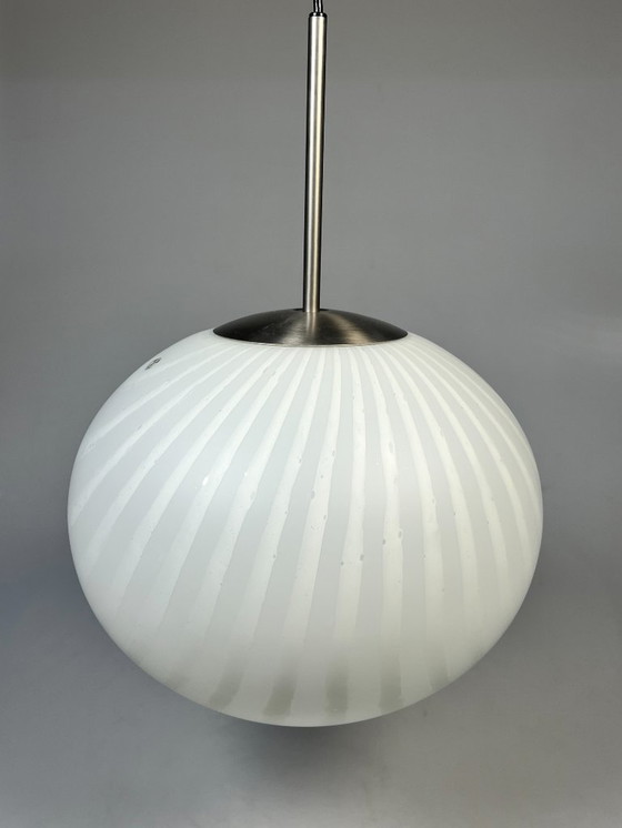 Image 1 of Suspension vintage, motif tourbillon/zèbre, Peill & Putzler, Allemagne, années 1980