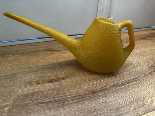 Vintage Yellow Watering Can Years 50s/60s