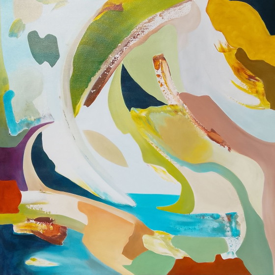 Acrylic painting #Wind 100x100cm – joart, Paintings & Drawings, Canvas (photo 15 of 15)