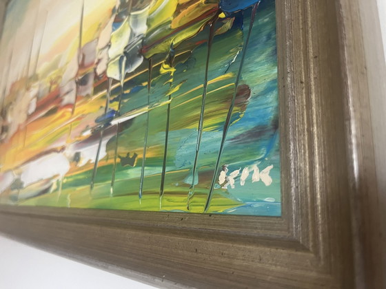 Image 1 of Gemälde von Janusz Kik - Au Mouillage