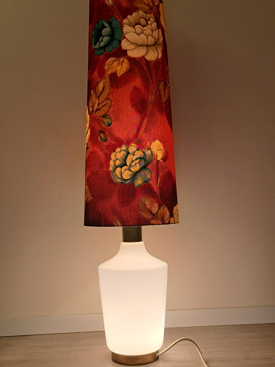 Image 1 of 🔴⚪️ Original DORIA Floor Lamp – 60s/70s – Large, rare, excellent condition