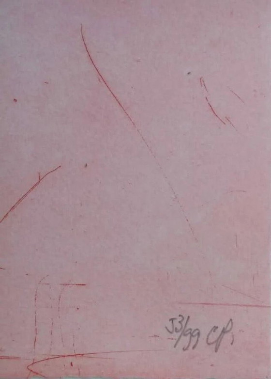 Image 1 of Carlos Pazos - Handgesigneerde en genummerde lithografie.