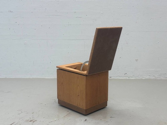 Vintage Wooden Seating Chest, 1960s – Storage cabinet (photo 4 of 13)