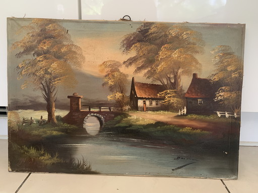 L'histoire d'Olieverf schilderij