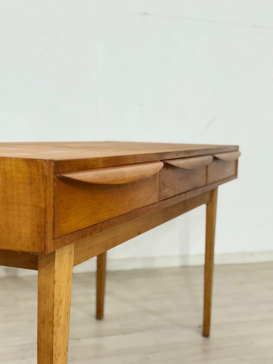 Image 1 of Scrivania vintage Hellerau / Serie 602 / Tavolo in legno / Scrivania da ufficio / Scrivania di metà secolo