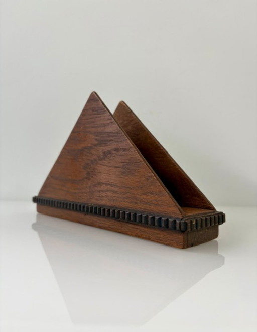 Porte-Lettres Vintage en Bois – decoratieve objecten, Wood