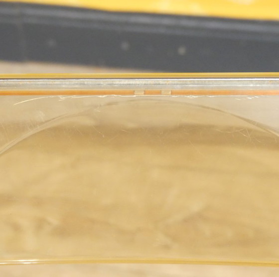 Image 1 of Castelli sedia pieghevole in plastica PLIA Sedia anni '70 design classico giallo trasparente