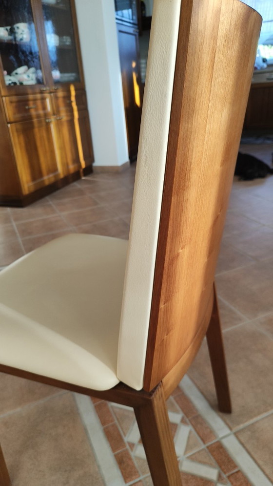 Juego de 6 sillas de comedor Skovby SM51 – Wood, Skai (photo 9 of 10)