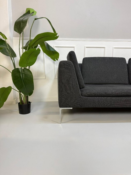 Image 1 of B&B Italia Charles Designer Sofa Couch Anthrazit Stoff