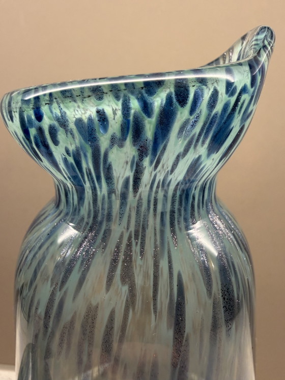 Heino Lance – Handgeblazen Zweedse studioglazen karaf – Gesigneerd – Glazen & Karaffen, Glass (photo 6 of 11)