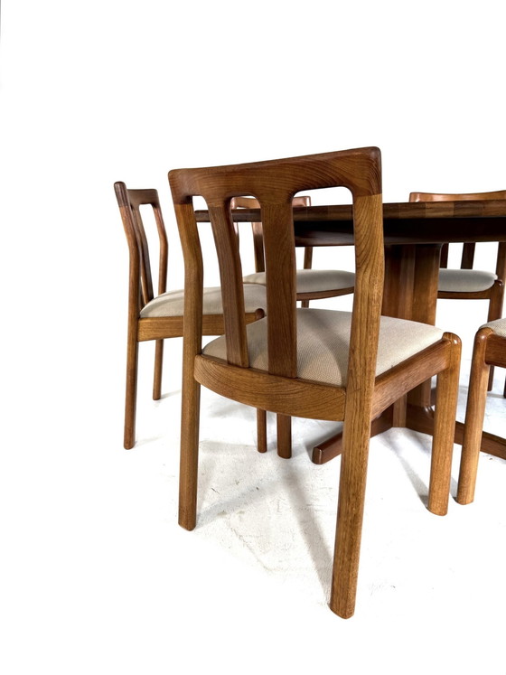 Image 1 of Tavolo da pranzo danese esagonale vintage, Dyrlund anni '70