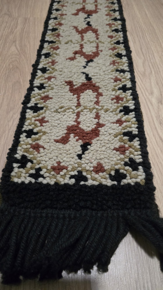 Arazzo da parete Rya scandinavo vintage - Arazzo in lana con cervi MCM (anni '70) – Decorazioni murali, Wool (photo 5 of 10)