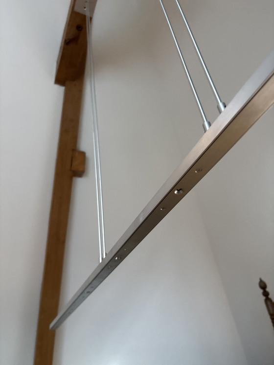 Image 1 of LED (8x) dining table pendant lamp made of brushed aluminum