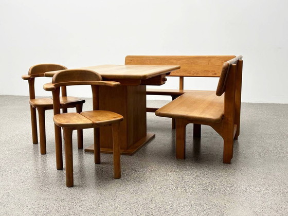 Image 1 of Set consisting of a corner bench, table and 2 chairs from Team 7