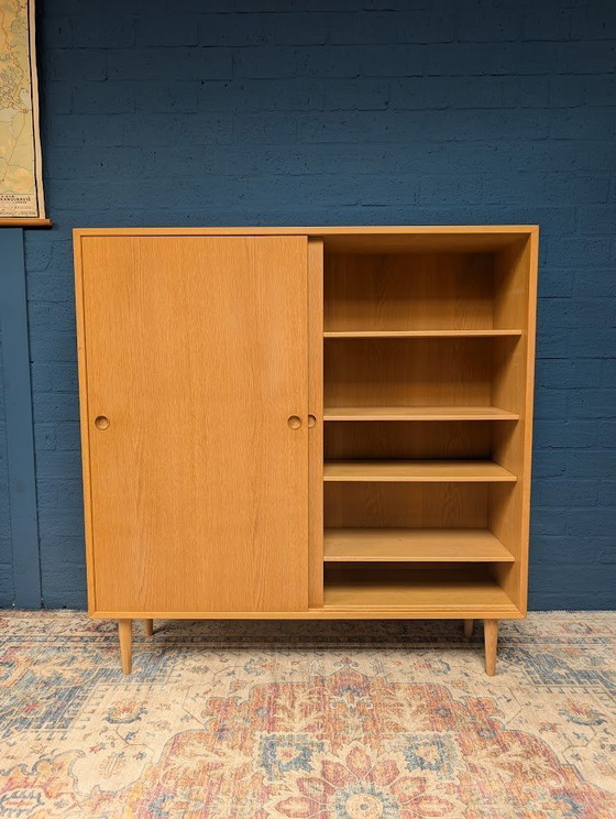 Image 1 of Vintage Wardrobe / Shoe Cabinet, Production By Karl Andersson, Danish Design By Borge Mogensen