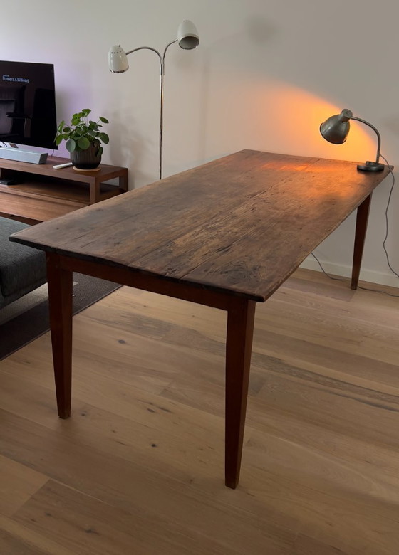 Image 1 of Table de salle à manger ancienne six places