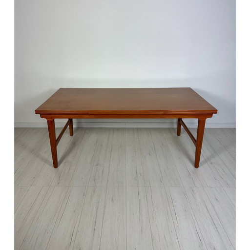XL Vintage Danish Teak Extendable Dining Table 60s