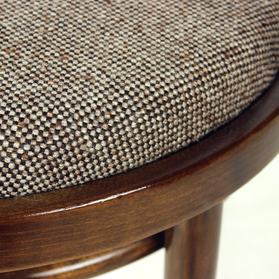 Poltrona August Thonet No. 30 In Legno Curvato Per TON, Cecoslovacchia, Metà XX Secolo – Poltrone, Textile (photo 13 of 13)