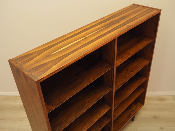 Image 1 of Boekenkast van palissanderhout, Deens ontwerp, jaren 70, vervaardigd door Hundevad.