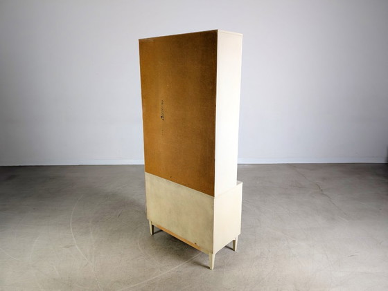 Image 1 of Vintage Svante Skogh boekenkast, shabby chic landelijke stijl kast