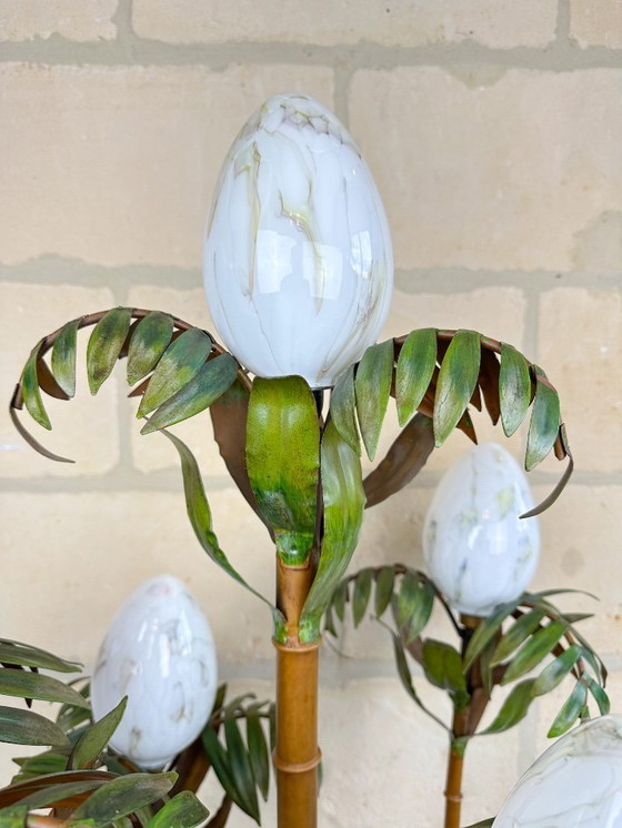 Image 1 of Vintage palm tree floor lamp