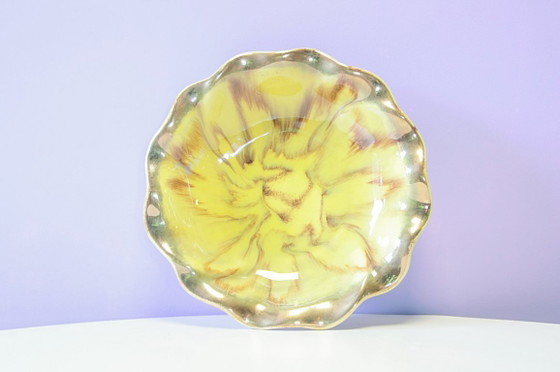 Vintage Yellow Ceramic Bowl – Crockery (photo 4 of 6)