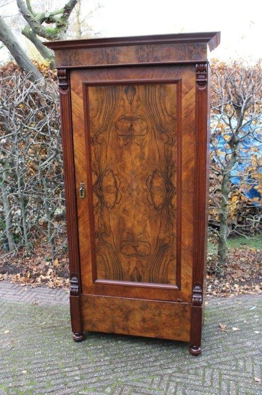 Image 1 of Vintage Houten Kledingkast, Hangkast, Legkast Of Combinatie