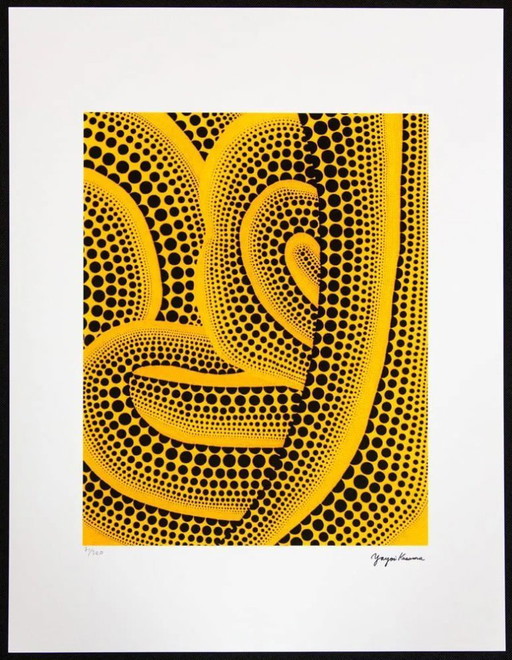 Nach Yayoi Kusama, Welle, Lithografie, 1990er Jahre