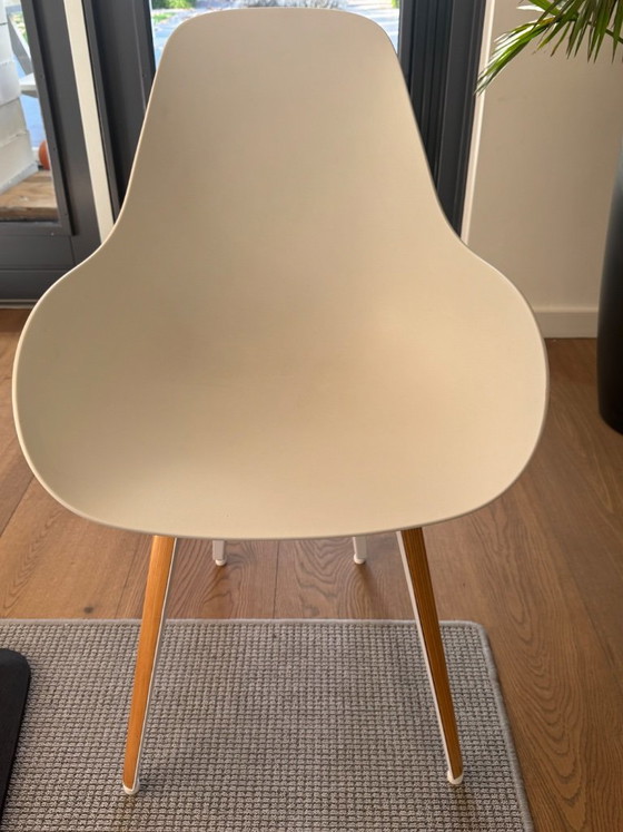 Dining table (Seuren) and chairs (2 HAY, 4 Kubikoff) – Seuren Tafels, Dining set, Aluminium, Wood (photo 15 of 22)