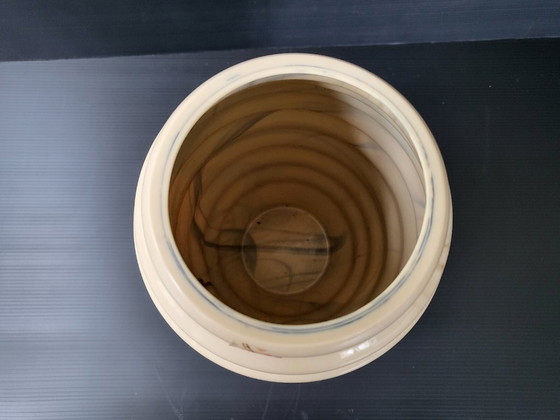 Image 1 of SUPERBO VASO VINTAGE 1970 IN MARMO VETRO DI MURANO (VETRO ARTISTICO MURANO) ANNI '70