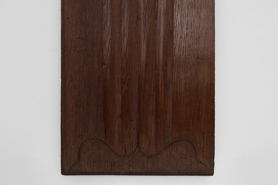 Image 1 of Panel gótico tallado en roble del siglo XVI, Francia