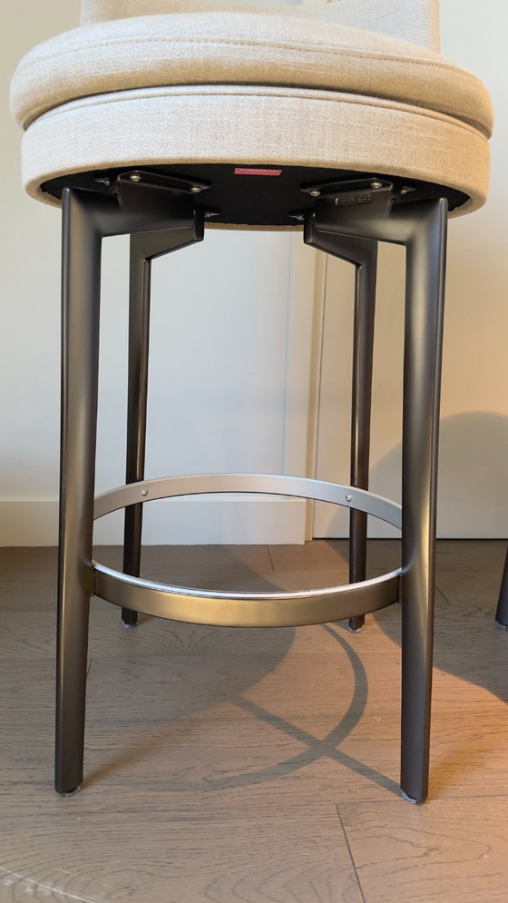 2 Flexform Feel Good Barkrukken (Antonio Citterio) In Beige/Zandkleur – Cotton (photo 2 of 8)