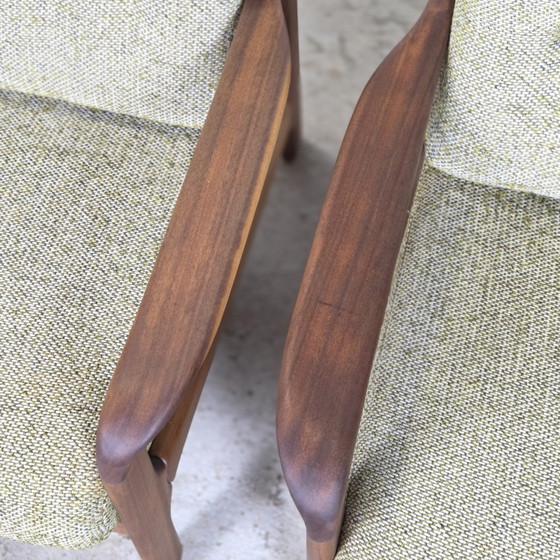 Image 1 of Vintage jaren 60 Deense relax fauteuils lounge stoelen , jaren 60 teak