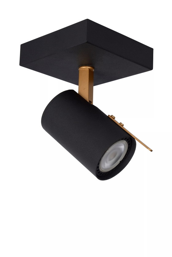 Lucide GRONY Foco de techo – LED Dim-to-Warm – Negro – Metal (photo 3 of 3)