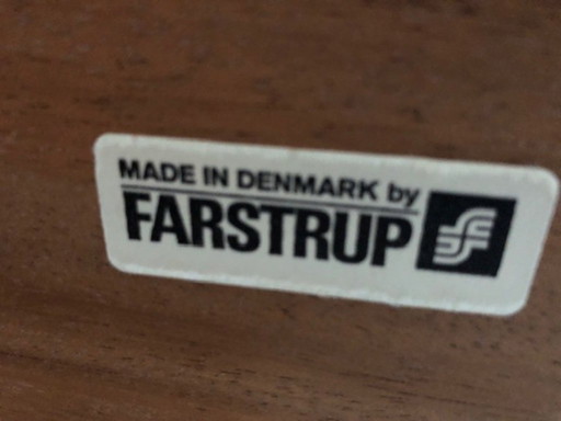 Vijf Farstrup eetkamerstoelen