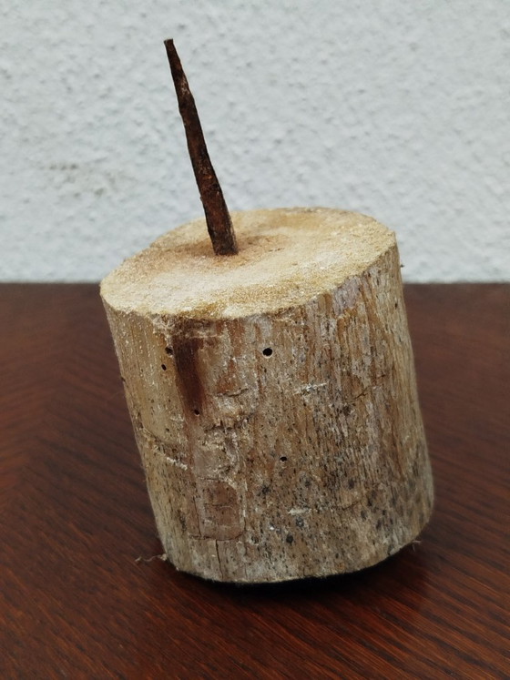 Sedia/Chauffeuse antica per caminetto (1875-1880 circa) – Arte popolare primitiva / Wabi-Sabi (photo 16 of 17)